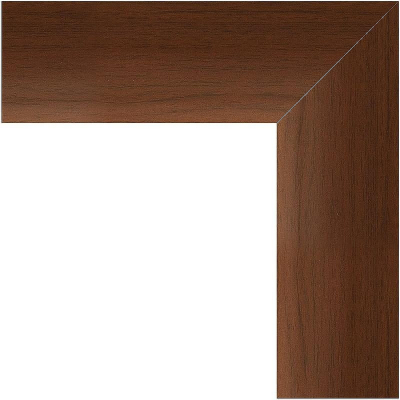 Зеркало Evoform Definite 96х76 BY 1044 в багетной раме - Орех 65