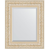 Зеркало Evoform Exclusive 55х45 BY 1364 с фацетом в багетной раме - Старый гипс 82, купить, цена, заказать, магазин, доставка, скидка, промокод, купить, цена, заказать, магазин, доставка, скидка, промокод