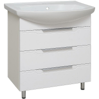 Тумба под раковину Runo Верона 75 00000001146 Белая, купить, цена, заказать, магазин, доставка, скидка, промокод, купить, цена, заказать, магазин, доставка, скидка, промокод