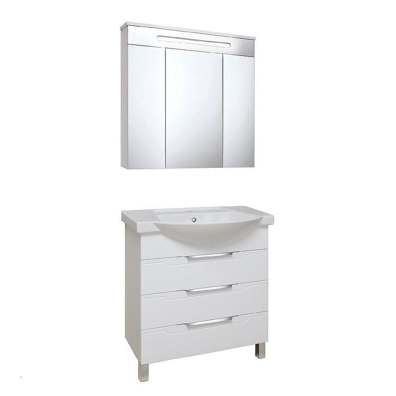 Тумба под раковину Runo Верона 75 00000001146 Белая, купить, цена, заказать, магазин, доставка, скидка, промокод, купить, цена, заказать, магазин, доставка, скидка, промокод