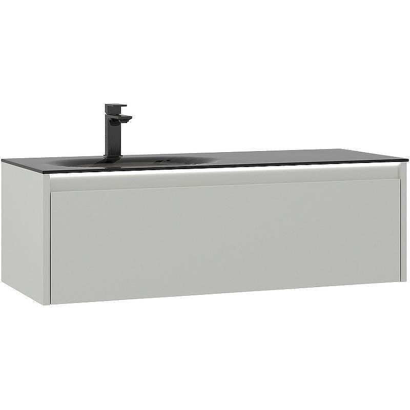 Тумба с раковиной Orka Lisbon 110 5001435 подвесная Кашемировая матовая, купить, цена, заказать, магазин, доставка, скидка, промокод, купить, цена, заказать, магазин, доставка, скидка, промокод