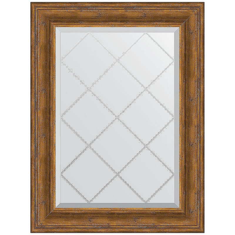 Зеркало Evoform Exclusive-G 91х69 BY 4118 с гравировкой в багетной раме - Травленая бронза 99, купить, цена, заказать, магазин, доставка, скидка, промокод, купить, цена, заказать, магазин, доставка, скидка, промокод