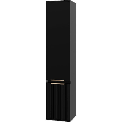 Шкаф пенал Brevita Enfida 35 L ENF-05035-020L Черный матовый