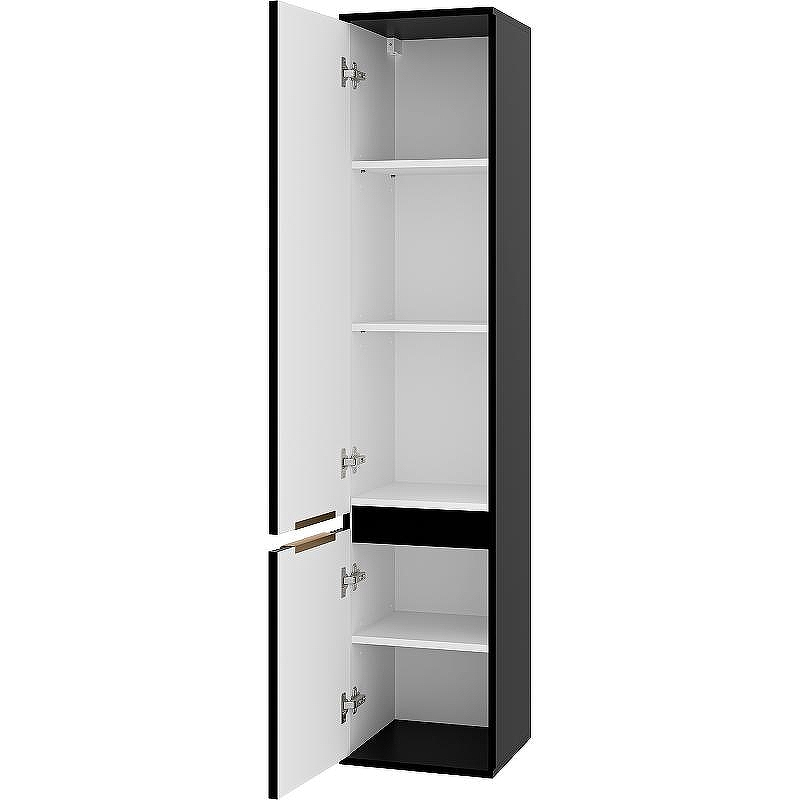 Шкаф пенал Brevita Enfida 35 L ENF-05035-020L Черный матовый, купить, цена, заказать, магазин, доставка, скидка, промокод, купить, цена, заказать, магазин, доставка, скидка, промокод