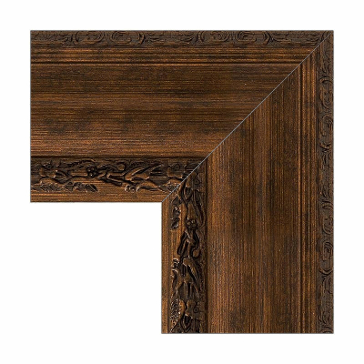 Зеркало Evoform Exclusive-G 177х102 BY 4429 с гравировкой в багетной раме - Состаренная бронза с орнаментом 120