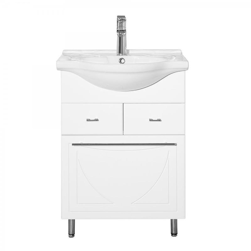 Тумба под раковину Style Line Лана 60 СС-00002253 Белая, купить, цена, заказать, магазин, доставка, скидка, промокод, купить, цена, заказать, магазин, доставка, скидка, промокод