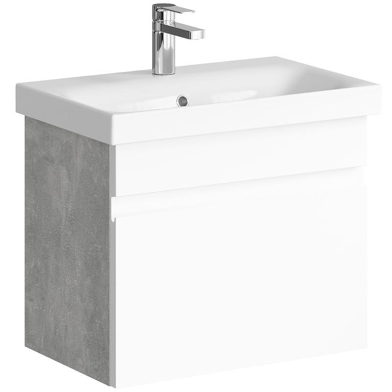 Тумба под раковину Aqwella Smart 60 SRT0106BS подвесная Бетон светлый, купить, цена, заказать, магазин, доставка, скидка, промокод, купить, цена, заказать, магазин, доставка, скидка, промокод