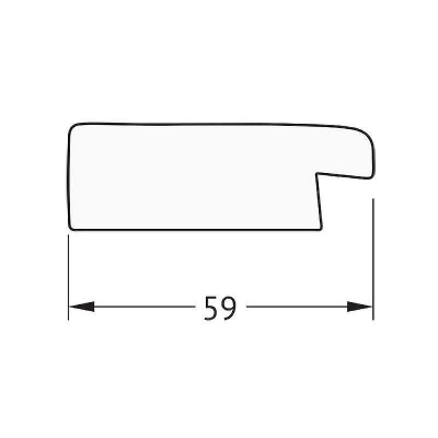 Зеркало Evoform Octagon 50х50 BY 3700 в багетной раме - Травленое золото 59