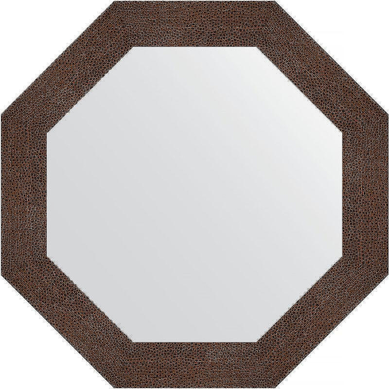 Зеркало Evoform Octagon 77х77 BY 3807 в багетной раме - Бронзовая лава 90, купить, цена, заказать, магазин, доставка, скидка, промокод, купить, цена, заказать, магазин, доставка, скидка, промокод