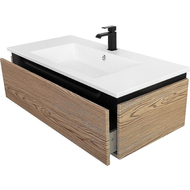 Тумба под раковину Cezares Slider 100 SLIDER-1000-1C-SO-RT-P подвесная Дуб тангент, купить, цена, заказать, магазин, доставка, скидка, промокод, купить, цена, заказать, магазин, доставка, скидка, промокод