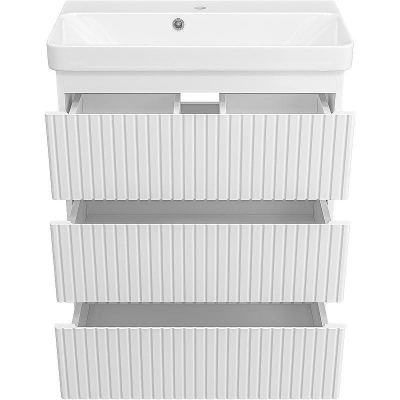 Тумба с раковиной Brevita Victory 70 УТ000024307 Белая матовая