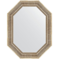 Зеркало Evoform Polygon 87х67 BY 7203 в багетной раме - Серебряный акведук 93, купить, цена, заказать, магазин, доставка, скидка, промокод, купить, цена, заказать, магазин, доставка, скидка, промокод