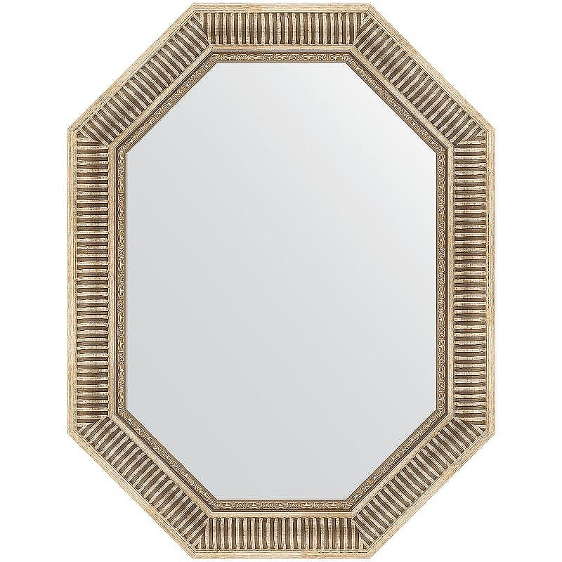 Зеркало Evoform Polygon 87х67 BY 7203 в багетной раме - Серебряный акведук 93, купить, цена, заказать, магазин, доставка, скидка, промокод, купить, цена, заказать, магазин, доставка, скидка, промокод