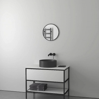 Зеркало Evoform Impressive d40 BY 7541 в раме - Черный цвет