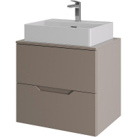 Тумба с раковиной Orange Line 60 Li-60TuLMDF+B04-500W подвесная Латте матовый, купить, цена, заказать, магазин, доставка, скидка, промокод, купить, цена, заказать, магазин, доставка, скидка, промокод