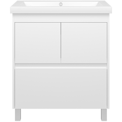 Тумба с раковиной Misty Алиса 75 УТ000011237 Белая