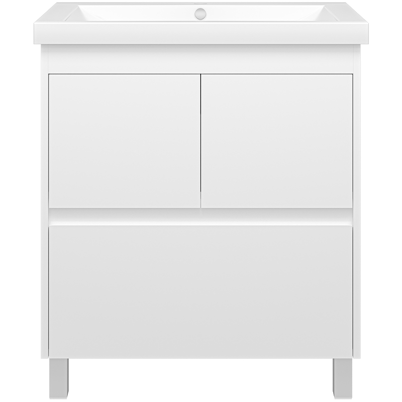 Тумба с раковиной Misty Алиса 75 УТ000011237 Белая, купить, цена, заказать, магазин, доставка, скидка, промокод, купить, цена, заказать, магазин, доставка, скидка, промокод