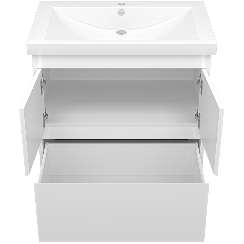 Тумба с раковиной Misty Алиса 75 УТ000011237 Белая, купить, цена, заказать, магазин, доставка, скидка, промокод, купить, цена, заказать, магазин, доставка, скидка, промокод