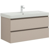 Тумба под раковину Aquanet Вега 2.0 100 337939 подвесная Бежевая, купить, цена, заказать, магазин, доставка, скидка, промокод, купить, цена, заказать, магазин, доставка, скидка, промокод