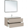 Тумба под раковину Aquanet Вега 2.0 100 337939 подвесная Бежевая, купить, цена, заказать, магазин, доставка, скидка, промокод, купить, цена, заказать, магазин, доставка, скидка, промокод