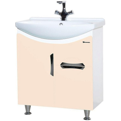 Тумба под раковину Bellezza Лагуна 65 4632110090075 1 ящик Бежевая