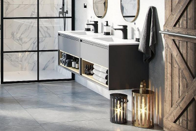 Тумба под раковину Excellent Tuto 60 MLEX.0101.600.GRBL подвесная Серый Дуб