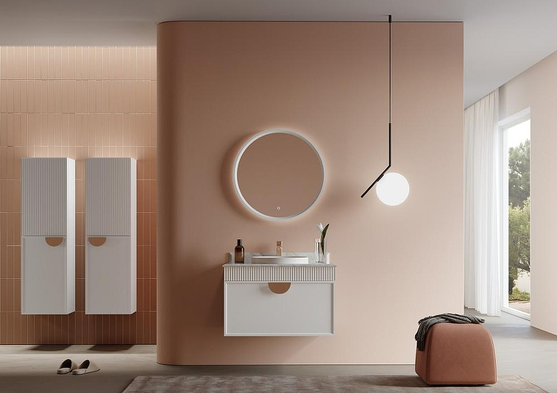 Тумба с раковиной Orka Molino 82 5004580 подвесная цвет Белый матовый, купить, цена, заказать, магазин, доставка, скидка, промокод, купить, цена, заказать, магазин, доставка, скидка, промокод