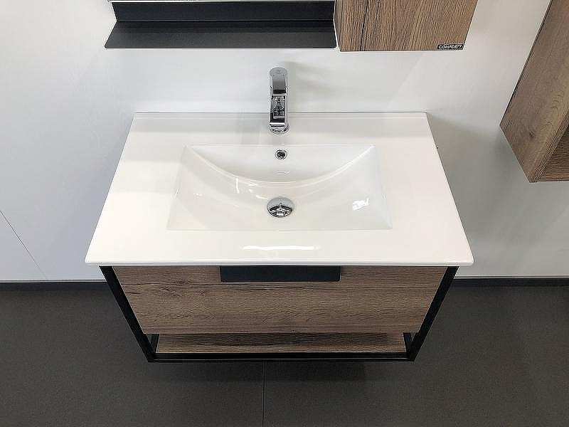 Тумба с раковиной Comforty Бонн 75 00-00006487 подвесная Дуб темный, купить, цена, заказать, магазин, доставка, скидка, промокод, купить, цена, заказать, магазин, доставка, скидка, промокод