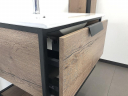 Тумба с раковиной Comforty Бонн 75 00-00006487 подвесная Дуб темный, купить, цена, заказать, магазин, доставка, скидка, промокод, купить, цена, заказать, магазин, доставка, скидка, промокод