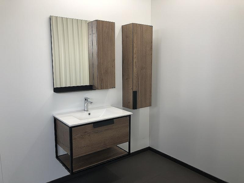 Тумба с раковиной Comforty Бонн 75 00-00006487 подвесная Дуб темный, купить, цена, заказать, магазин, доставка, скидка, промокод, купить, цена, заказать, магазин, доставка, скидка, промокод