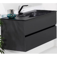 Тумба под раковину Boheme Armadi Art Vallessi 100 837-100-A mat подвесная Антрацит матовый, купить, цена, заказать, магазин, доставка, скидка, промокод, купить, цена, заказать, магазин, доставка, скидка, промокод