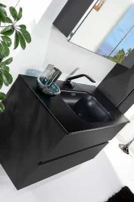 Тумба под раковину Boheme Armadi Art Vallessi 100 837-100-A mat подвесная Антрацит матовый