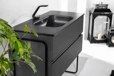 Тумба под раковину Boheme Armadi Art Vallessi 100 837-100-A mat подвесная Антрацит матовый