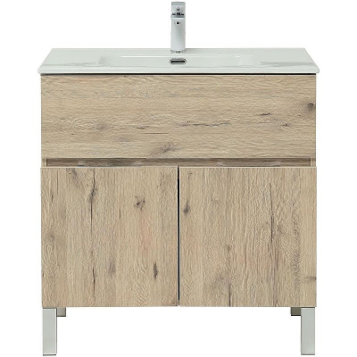 Тумба под раковину Aquanet Алвита New 80 277553 Дуб Веллингтон