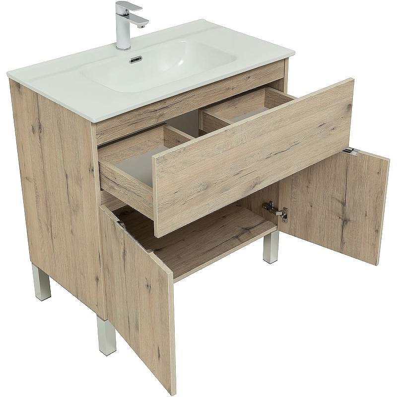 Тумба под раковину Aquanet Алвита New 80 277553 Дуб Веллингтон, купить, цена, заказать, магазин, доставка, скидка, промокод, купить, цена, заказать, магазин, доставка, скидка, промокод