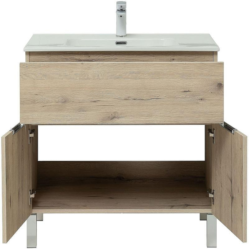 Тумба под раковину Aquanet Алвита New 80 277553 Дуб Веллингтон, купить, цена, заказать, магазин, доставка, скидка, промокод, купить, цена, заказать, магазин, доставка, скидка, промокод