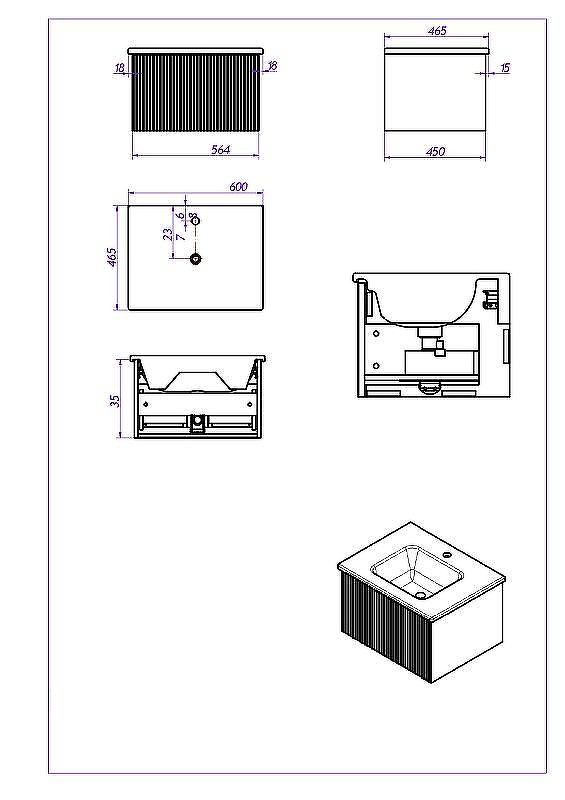 Тумба под раковину WellWant Aura 60 WWM000600G подвесная Серо-зеленая, купить, цена, заказать, магазин, доставка, скидка, промокод, купить, цена, заказать, магазин, доставка, скидка, промокод