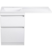 Тумба под раковину Style Line Даллас 120 СС-00000388 Белая, купить, цена, заказать, магазин, доставка, скидка, промокод, купить, цена, заказать, магазин, доставка, скидка, промокод