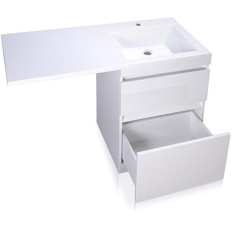 Тумба под раковину Style Line Даллас 120 СС-00000388 Белая, купить, цена, заказать, магазин, доставка, скидка, промокод, купить, цена, заказать, магазин, доставка, скидка, промокод