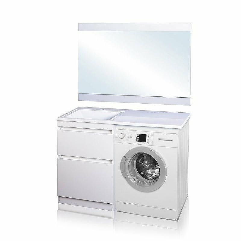 Тумба под раковину Style Line Даллас 120 СС-00000388 Белая, купить, цена, заказать, магазин, доставка, скидка, промокод, купить, цена, заказать, магазин, доставка, скидка, промокод