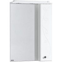 Зеркало со шкафом Aquaton Лиана 60 R 1A162702LL01R с подсветкой Белое, купить, цена, заказать, магазин, доставка, скидка, промокод, купить, цена, заказать, магазин, доставка, скидка, промокод