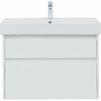 Тумба под раковину Aquanet Nova Lite 85 249936 подвесная Белый глянец, купить, цена, заказать, магазин, доставка, скидка, промокод, купить, цена, заказать, магазин, доставка, скидка, промокод