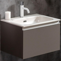 Тумба под раковину Boheme Armadi Art Vallessi 60 837-060-A glossy подвесная Антрацит глянец, купить, цена, заказать, магазин, доставка, скидка, промокод, купить, цена, заказать, магазин, доставка, скидка, промокод