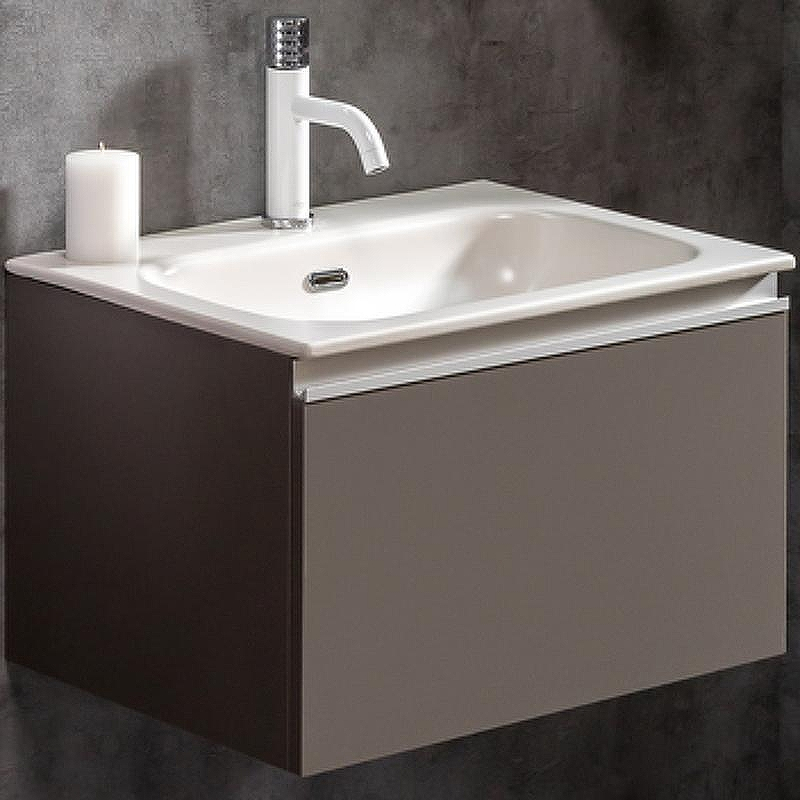 Тумба под раковину Boheme Armadi Art Vallessi 60 837-060-A glossy подвесная Антрацит глянец, купить, цена, заказать, магазин, доставка, скидка, промокод, купить, цена, заказать, магазин, доставка, скидка, промокод