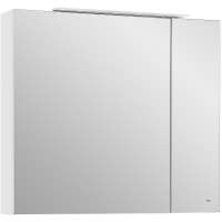 Зеркальный шкаф Roca Oleta 80 A857647806 с подсветкой Белый глянец, купить, цена, заказать, магазин, доставка, скидка, промокод, купить, цена, заказать, магазин, доставка, скидка, промокод