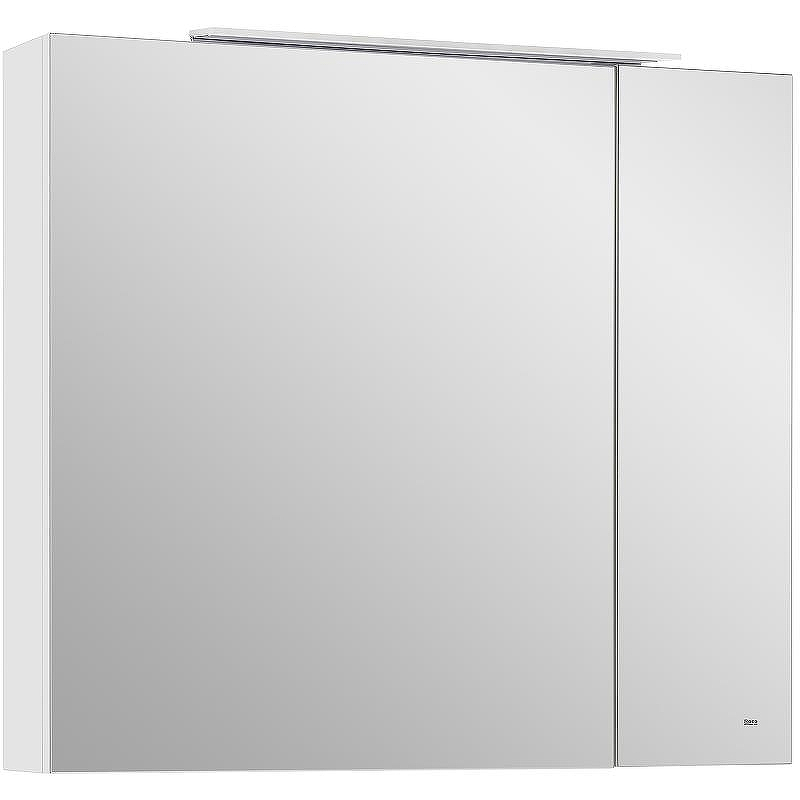 Зеркальный шкаф Roca Oleta 80 A857647806 с подсветкой Белый глянец, купить, цена, заказать, магазин, доставка, скидка, промокод, купить, цена, заказать, магазин, доставка, скидка, промокод