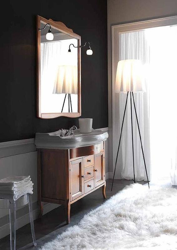 Зеркало Kerasan Retro 90 734540 Орех, купить, цена, заказать, магазин, доставка, скидка, промокод, купить, цена, заказать, магазин, доставка, скидка, промокод