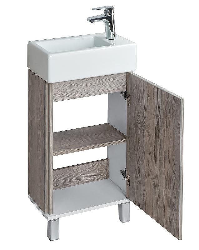 Тумба под раковину Aquaton Эмма 45 1A221601EAD80 Белый Дуб наварра, купить, цена, заказать, магазин, доставка, скидка, промокод, купить, цена, заказать, магазин, доставка, скидка, промокод