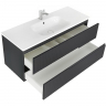 Тумба под раковину Cezares Duet 120 DUET-1200-2C-SO-GR-P подвесная Grafito, купить, цена, заказать, магазин, доставка, скидка, промокод, купить, цена, заказать, магазин, доставка, скидка, промокод
