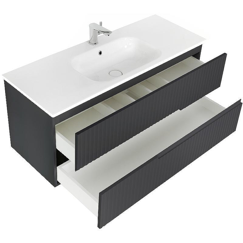 Тумба под раковину Cezares Duet 120 DUET-1200-2C-SO-GR-P подвесная Grafito, купить, цена, заказать, магазин, доставка, скидка, промокод, купить, цена, заказать, магазин, доставка, скидка, промокод